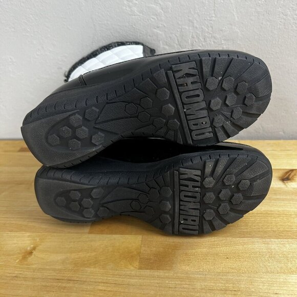 Khombu Megan Boots White Waterproof Cold Rated Memory Foam Winter Size 5 - Picture 9 of 10